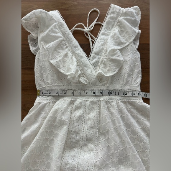 Urban Outfitters Fabiola Eyelet Mini Dress - Picture 11 of 14